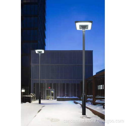 All-In-One IP65 Waterproof 100W Solar-Powered LED Pillar Light for Outdoor Pathways